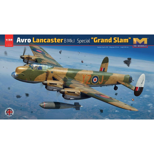 Hong Kong Models Avro Lancaster B Mk I Special 'Grand Slam' Model Plane Kit 01E38