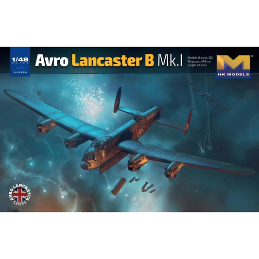 Hong Kong Models 01F005 Avro Lancaster B Mk I 1:48 Plastic Model Kit