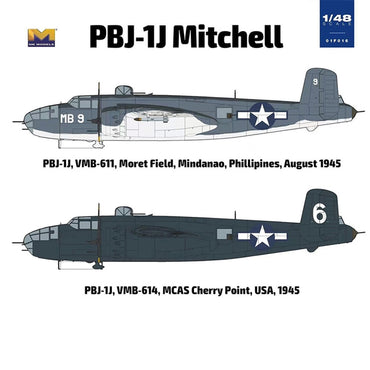 Hong Kong Models 01F016 US Marine Corps PBJ-1J Mitchell 1:48 Model Kit