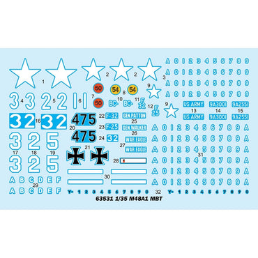 I Love Kit 63531 US M48A1 Patton Battle Tank Vietnam War 1:35 Plastic Model Kit