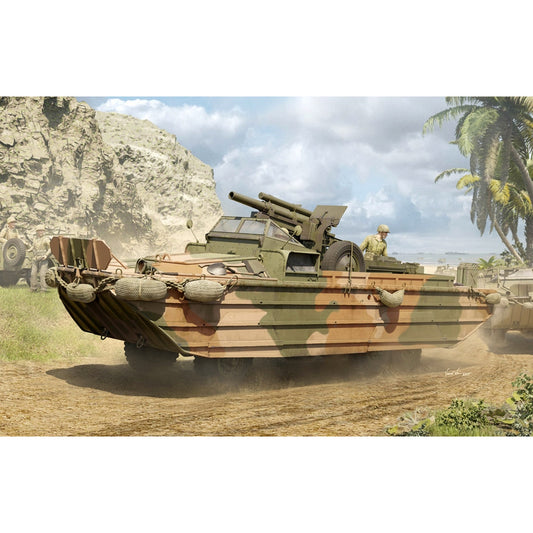 I Love Kit 63540 US GMC DUKW-353 w/105mm Howitzer 1:35 Model Kit