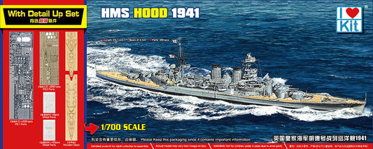 I Love Kit 65703 HMS Hood 1941 1:700 Model Kit