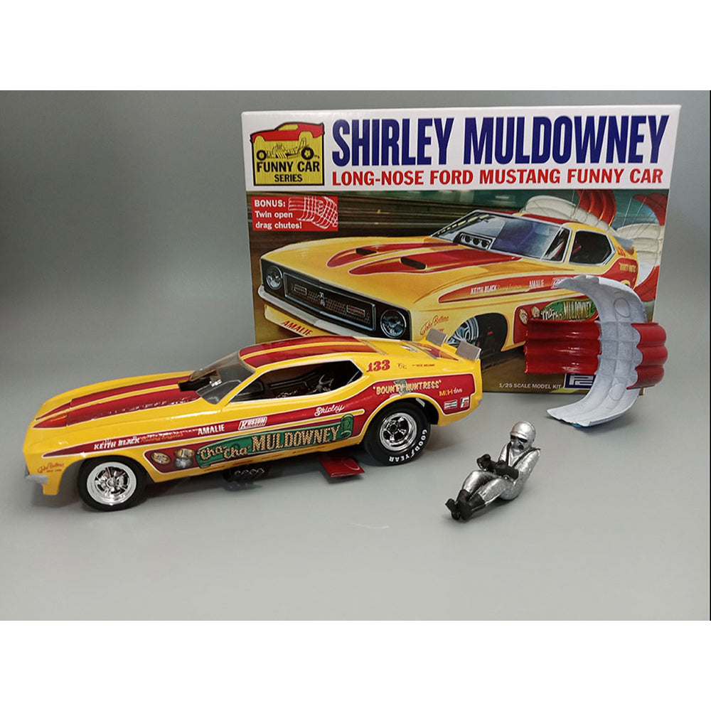 MPC 1001 Shirley Muldowney Long-Nose Ford Mustang Funny Car 1:25 Model Kit