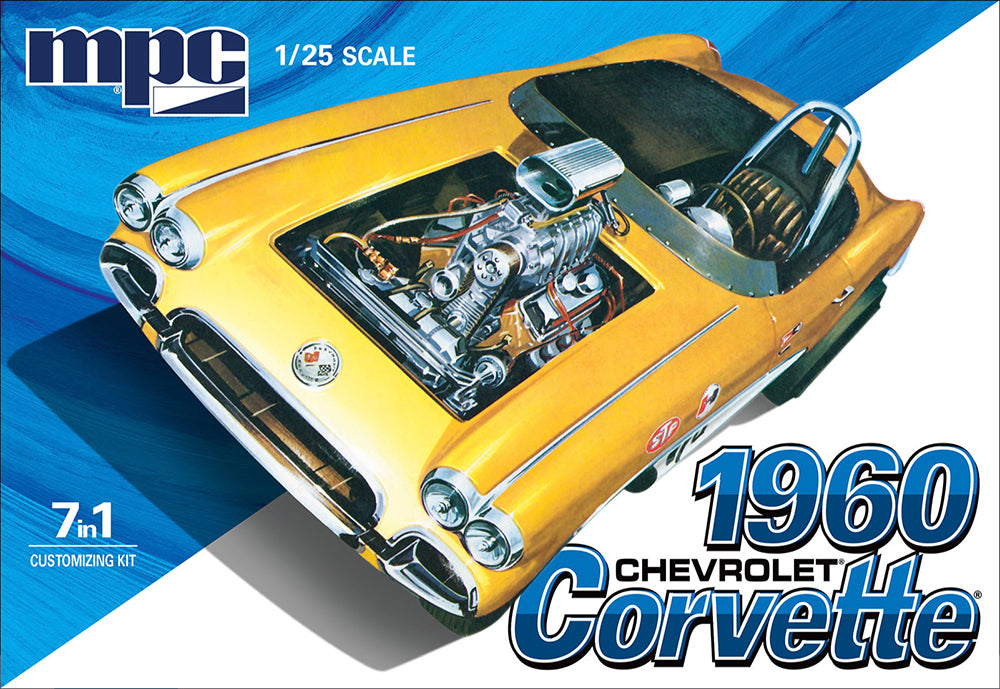 MPC 1002 1960 Chevy Corvette 7-in-1 1:25 Model Kit