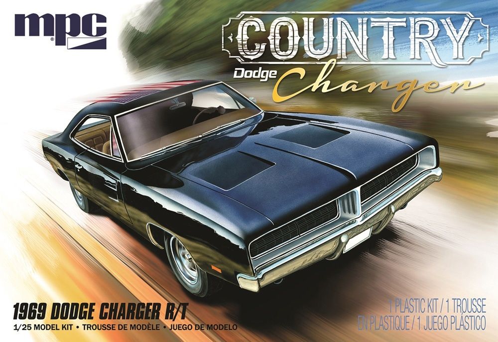 MPC 878M 1969 Dodge "Country Charger" R/T Car 1:25 Model Kit