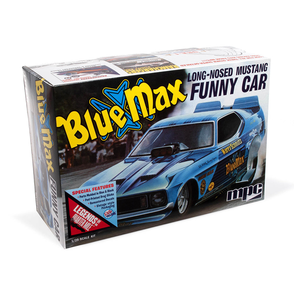 MPC 930 Blue Max Long Nose Mustang Funny Car 1:25 Model Kit