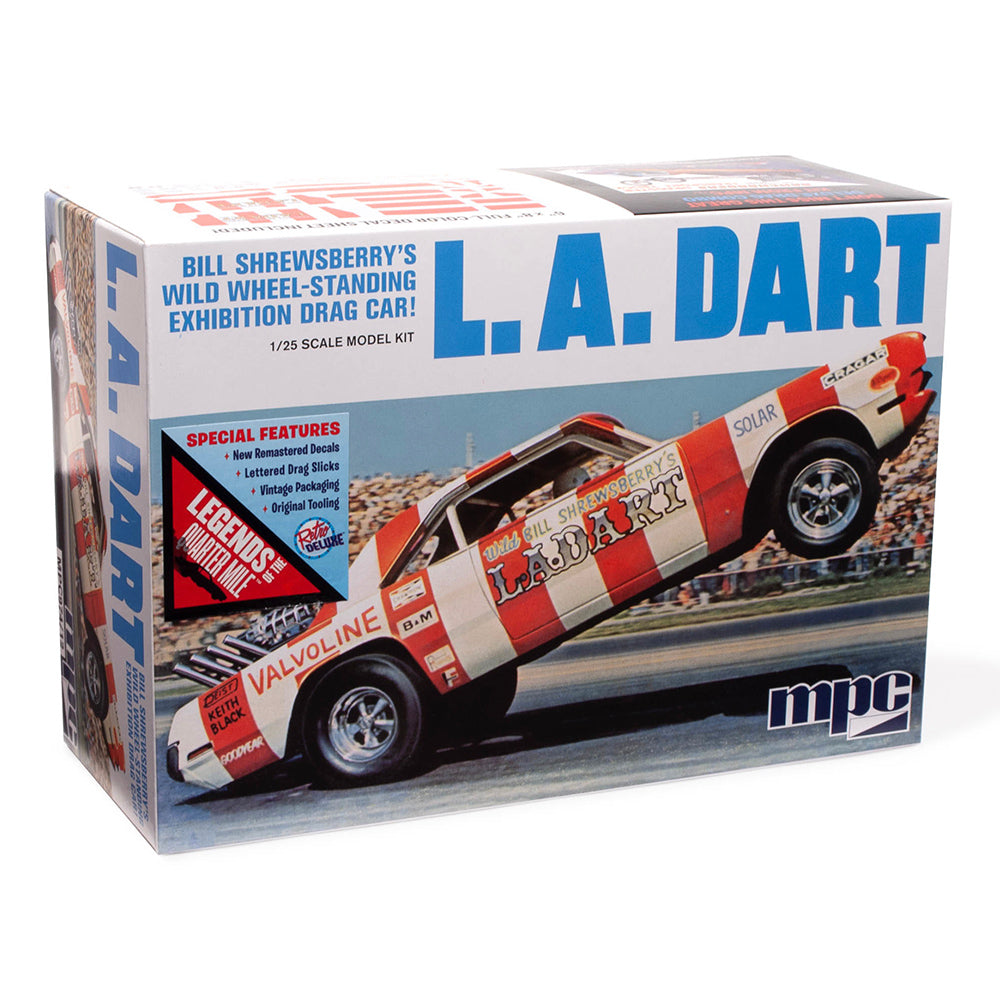 MPC 974 Bill Shrewsberry's L.A. Dart Wheel-standing Drag Car 1:25 Model Kit