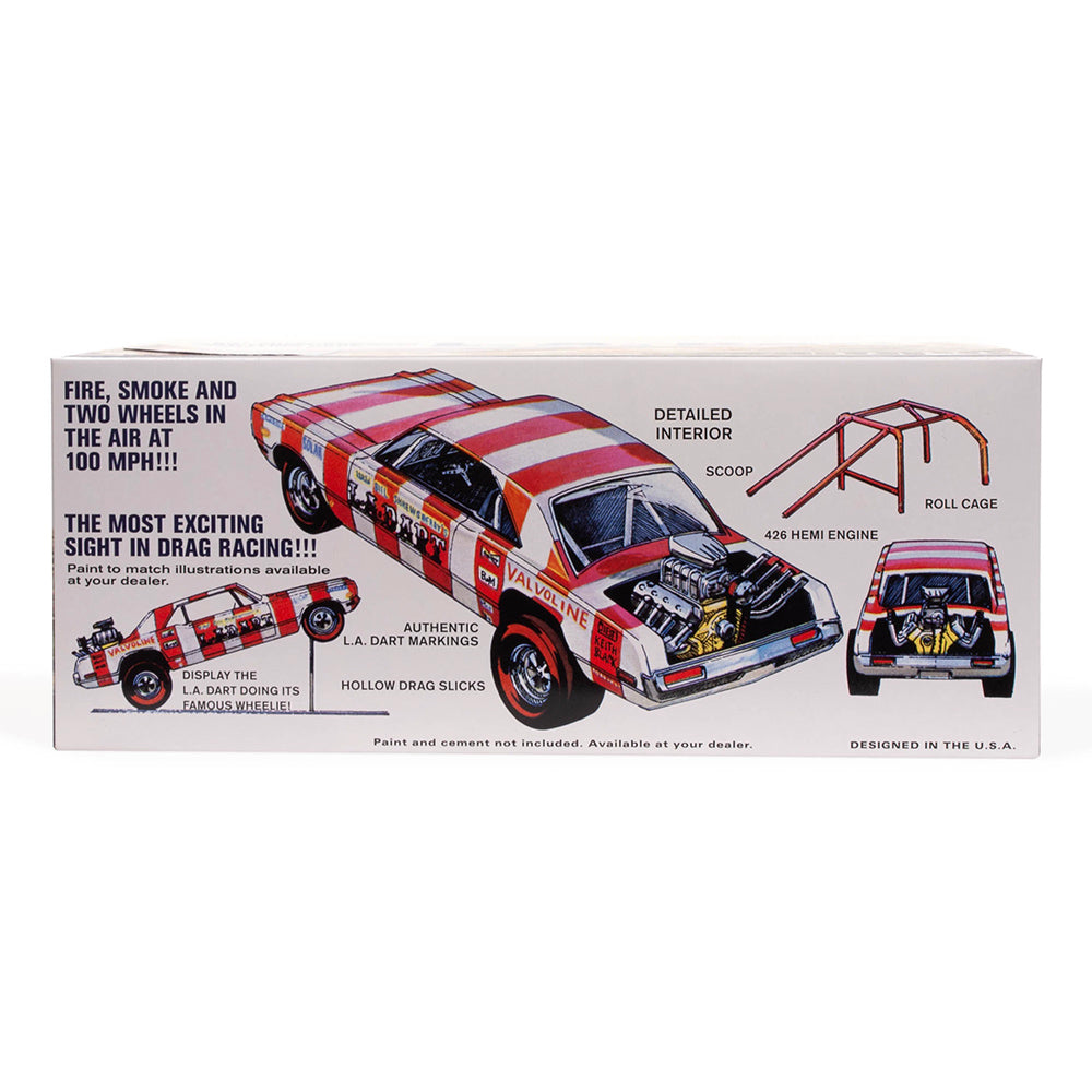 MPC 974 Bill Shrewsberry's L.A. Dart Wheel-standing Drag Car 1:25 Model Kit