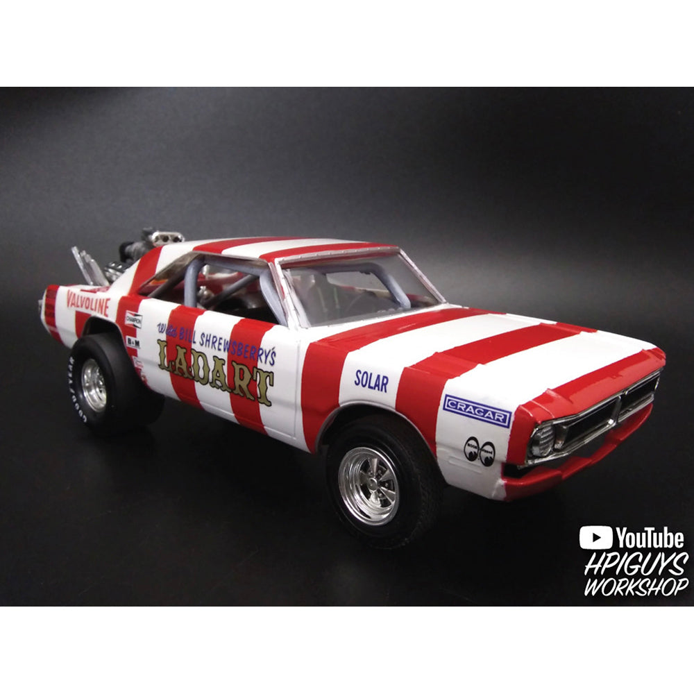 MPC 974 Bill Shrewsberry's L.A. Dart Wheel-standing Drag Car 1:25 Model Kit