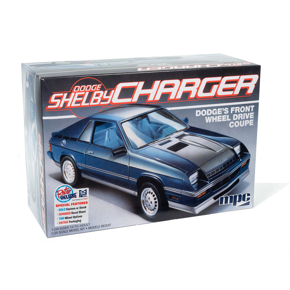 MPC 987 1986 Dodge Shelby Charger 1:25 Model Kit