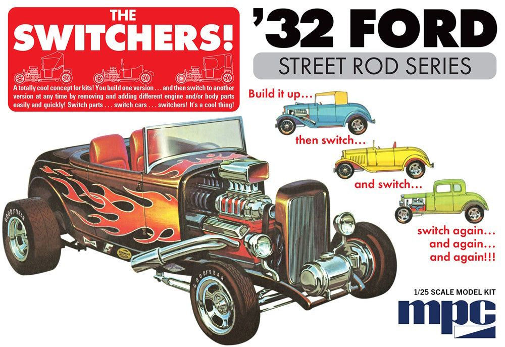 MPC 992 1932 Ford Switchers Roadster/Coupe 1:25 Model Kit