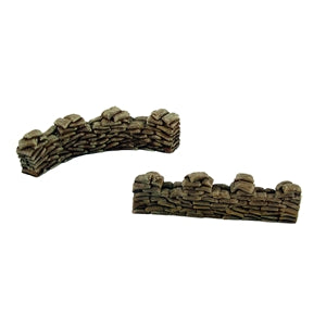 Pegasus 5208 Sand bags (2 x 4" straight + 4 x 4" curve per blister) Model Kit
