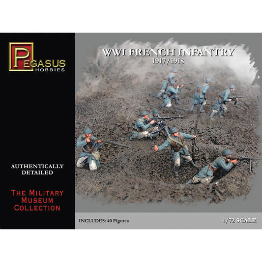 Pegasus 7199 French WWI Infantry 1:72 Model Kit