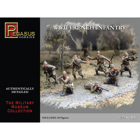 Pegasus 7306 French WWII Infantry 1:72 Model Kit