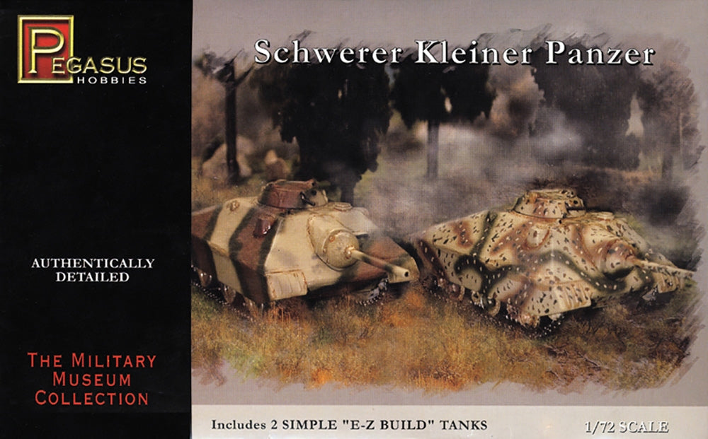 Pegasus 7605 German Schwerer Kleiner Panzer Tank Destroyer (2) Model Kit