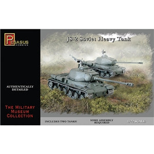 Pegasus 7669 IS-2 Tank (2 per box) 1:72 Model Kit