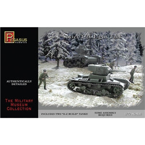 Pegasus 7671 T-26 Tanks 1:72 Model Kit