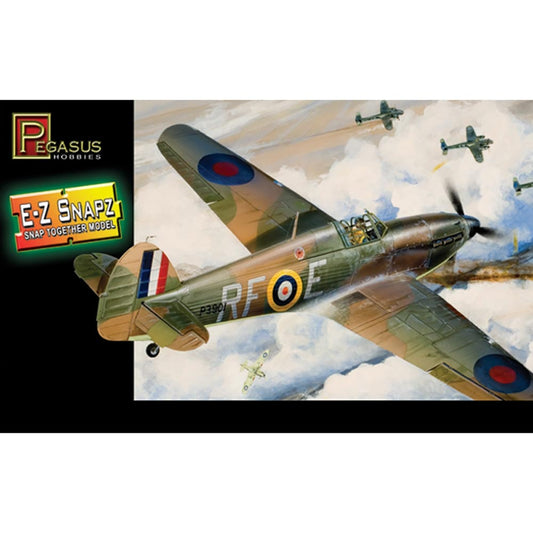 Pegasus 8411 Hawker Hurricane Mk I EZ Snap 1:48 Plastic Model Kit