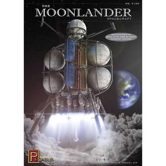 Pegasus 9109 The Moonlander Spacecraft 1:350 Model Kit