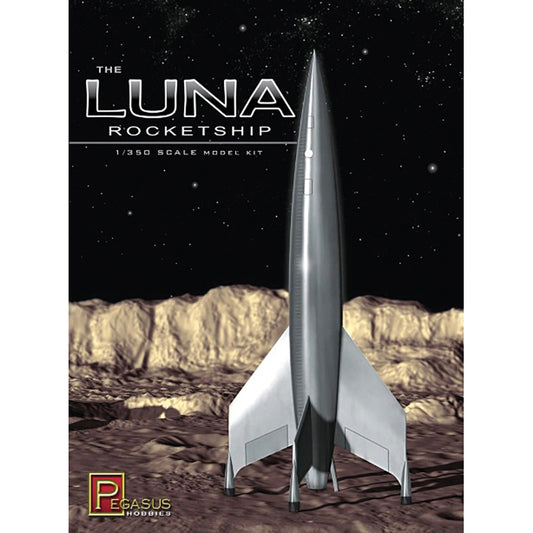 Pegasus 9110 The Luna Rocketship 1:350 Model Kit