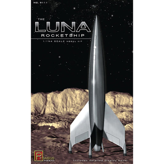 Pegasus 9111 The Luna Rocketship 1:144 Model Kit