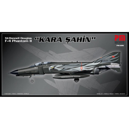 PM Model 226 F-4 Phantom II Kara Sahin Black Falcon 1:96 Model Kit