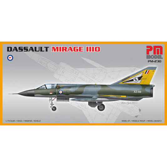 PM Model 230 Mirage IIIO RAAF 75 & 77 Squadron 1:72 Model Kit