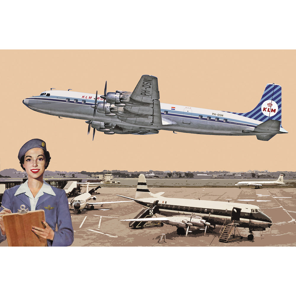 Roden ROD302 Douglas DC-7C Royal Dutch Airlines (KLM) 1:144 Model Kit