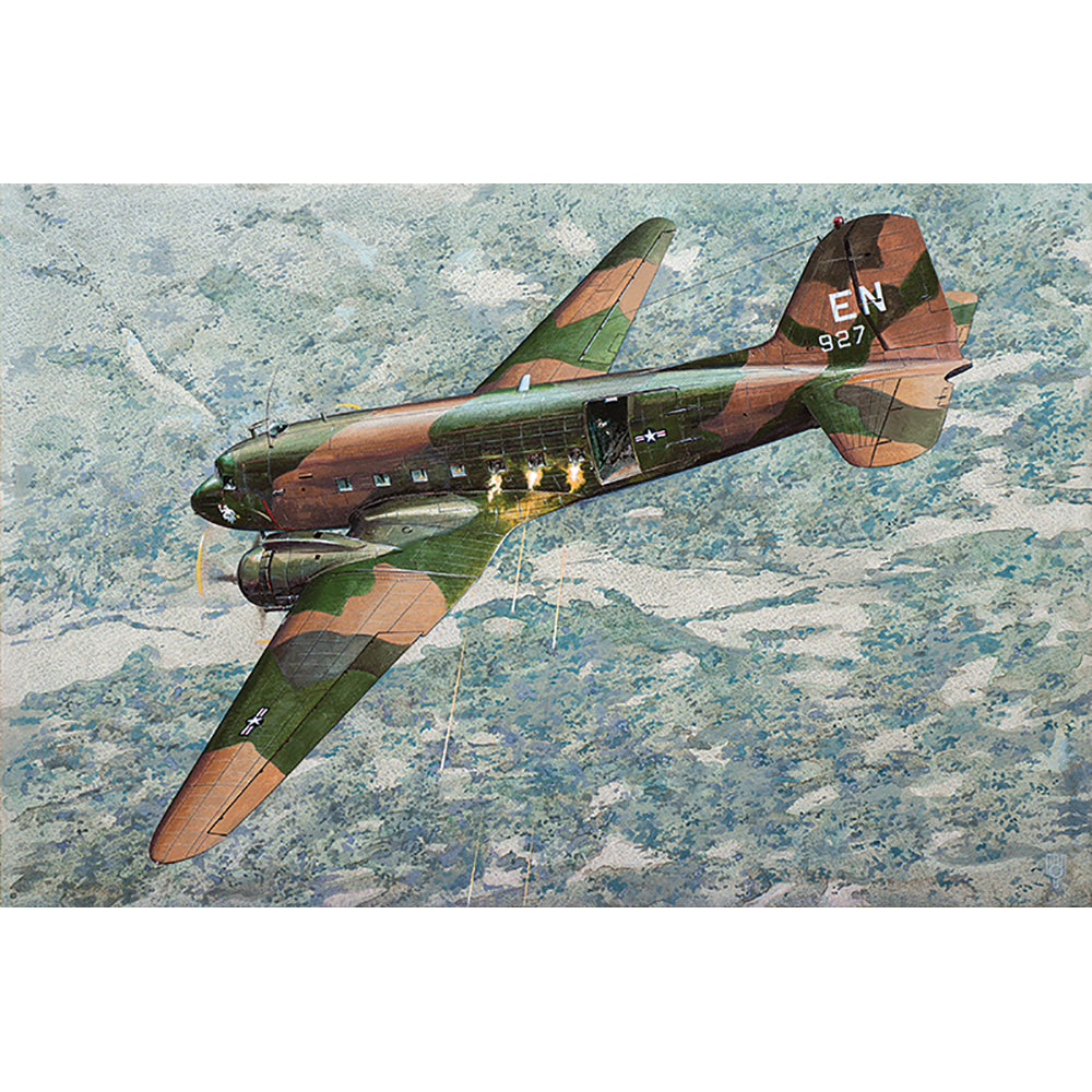 Roden ROD310 Douglas AC-47D Spooky Gunship 1:144 Model Kit