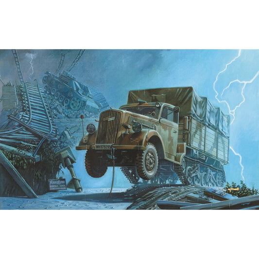 Roden ROD715 Opel Blitz Maultier Half-track Truck 1:72 Model Kit