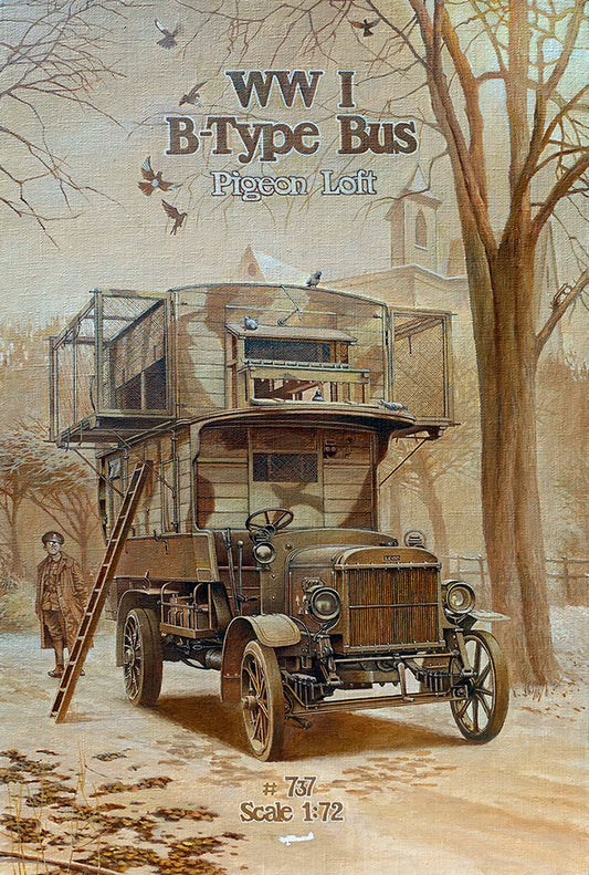 Roden ROD737 WWI Type B Omnibus "Pigeon Loft" 1:72 Model Kit