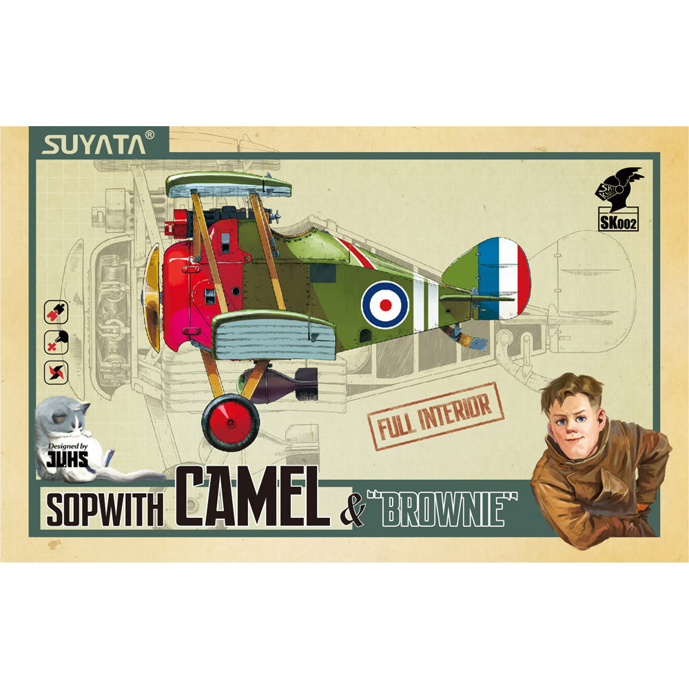 Suyata SYSK002 Sopwith Camel & "Brownie" Model Kit