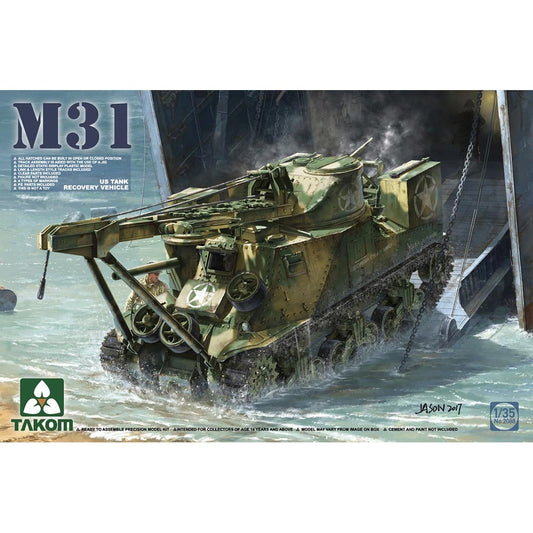 Takom 2088 M31 US Tank Recovery Vehicle 1:35 Model Kit