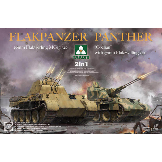 Takom 2105 Flakpanzer Panther 2 in 1 1:35 Model Kit