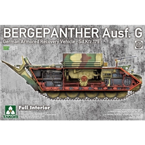 Takom 2107 Bergepanther Ausf G German Armoured Recovery Vehicle SdKfz 1 1:35 Model Kit