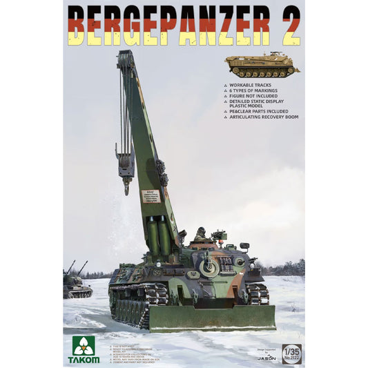 Takom 2122 Bundeswehr Bergepanzer 2 Standard 1:35 Model Kit