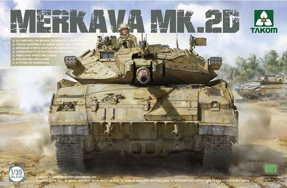 Takom 2133 Merkava Mk 2D 1:35 Model Kit