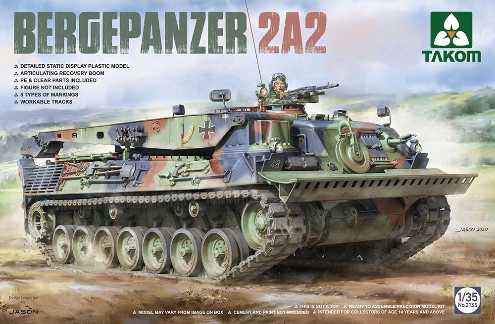 Takom 2135 Bergepanzer 2A2 1:35 Model Kit