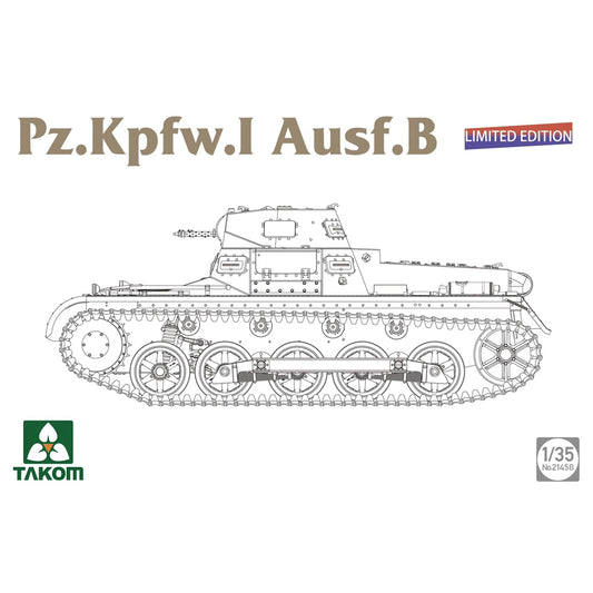 Takom 02145B Pz.Kpfw.I Ausf.B Limited 1:35 Model Kit