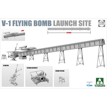 Takom 02152 V-1 Flying Bomb Launch Site 1:35 Plastic Model Kit