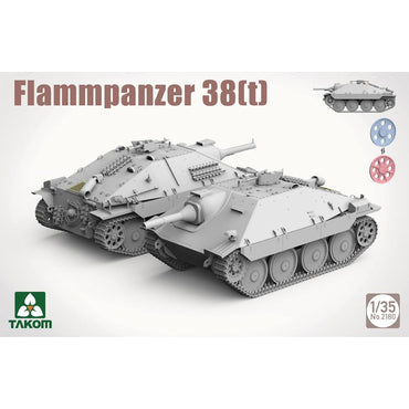 Takom 2180 German WWII Flammpanzer 38(t) 1:35 Model Kit