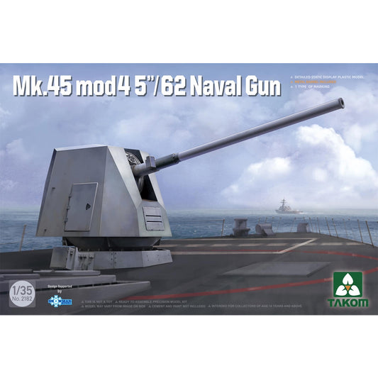 Takom 2182 US Navy Mk 45 Mod 4 5"/62 Naval Gun 1:35 Model Kit