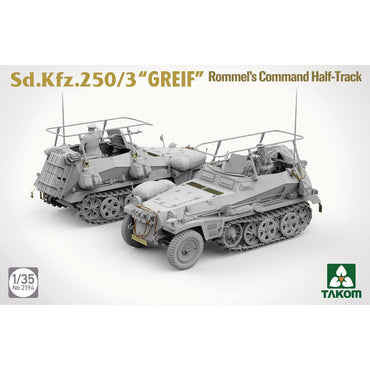 Takom 2194 German SdKfz 250/3 "Greif" Rommel's WWII Half-Track 1:35 Model Kit