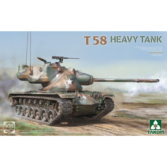 Takom 2204 T58 Heavy Tank 1:35 Model Kit