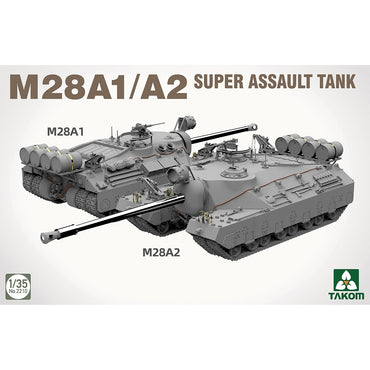 Takom 2210 US M28A1/A2 Super Assault Tank 1:35 Model Kit