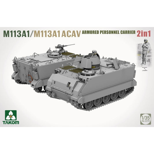 Takom 02215 M113A1/M113A1 ACAV APC 2in1 1:35 Model Kit