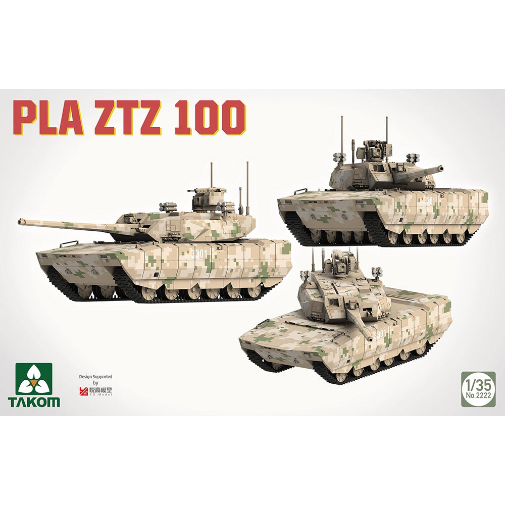 Takom 2222 PLA ZTZ 100 MBT 1:35 Model Kit