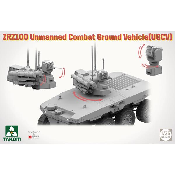 Takom 2225 ZRZ100 Unmanned Combat Ground Vehicle (UGCV) 1:35 Model Kit