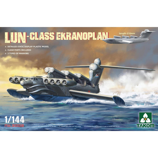 Takom 3002 Lun Class Ekranoplan Soviet GEV 1:144 Model Kit