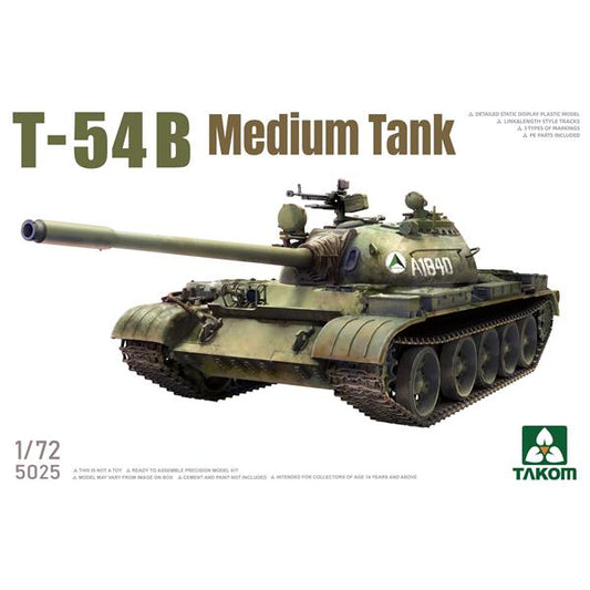 Takom 5025 T-54B Medium Tank 1:72 Model Kit